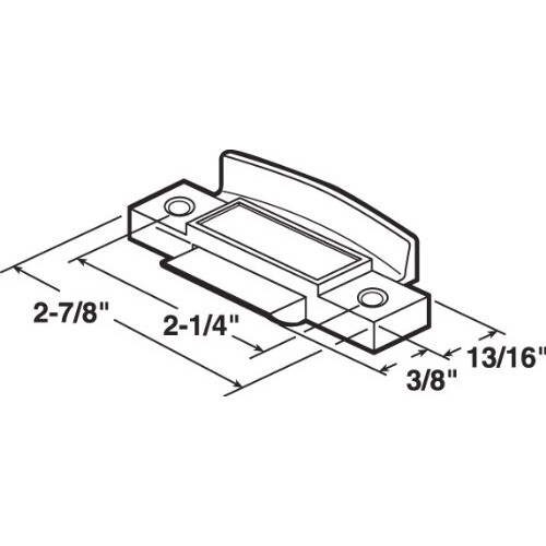 Prime-Line F 2607 Βαρέως Τύπου Κομβίο και Χειρολαβή για Παράθυρα (Μοναδικό Πακέτο), Μαύρο 1
