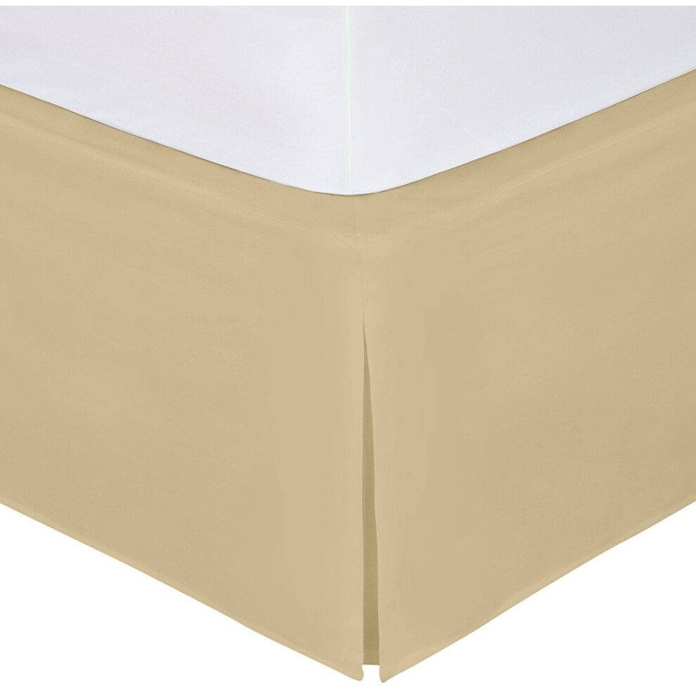 Les fabricants de lits ne soul   vent jamais votre matelas Jupe de lit enveloppante Style classique Tissu infroissable     faible entretien Longueur