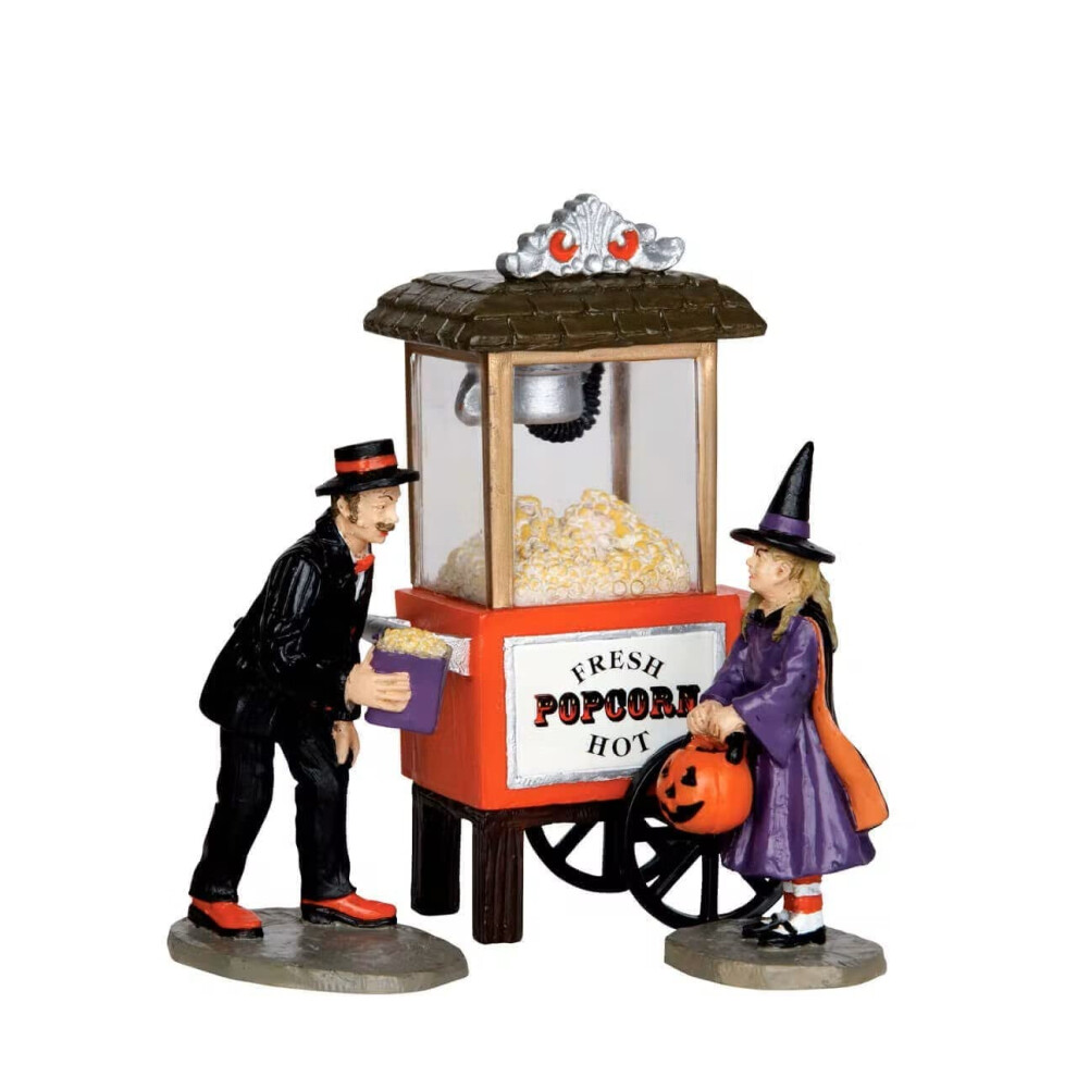 Lemax 32112 Popcorn Treats Spooky Town Figure Set Di 3 Decorazioni Di Halloween-image