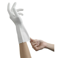 Pr miov rukavice bez latexu Mr. Clean Bliss, 1 p r, stredne biele
