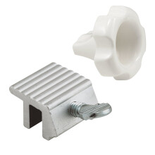 Prime-line U 11127 L?stn?gle og vinduesl?ss?t hvid finish (enkelt pakke)