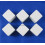 Set de dés blancs D6 vierges 25mm avec autocollants (6) 1
