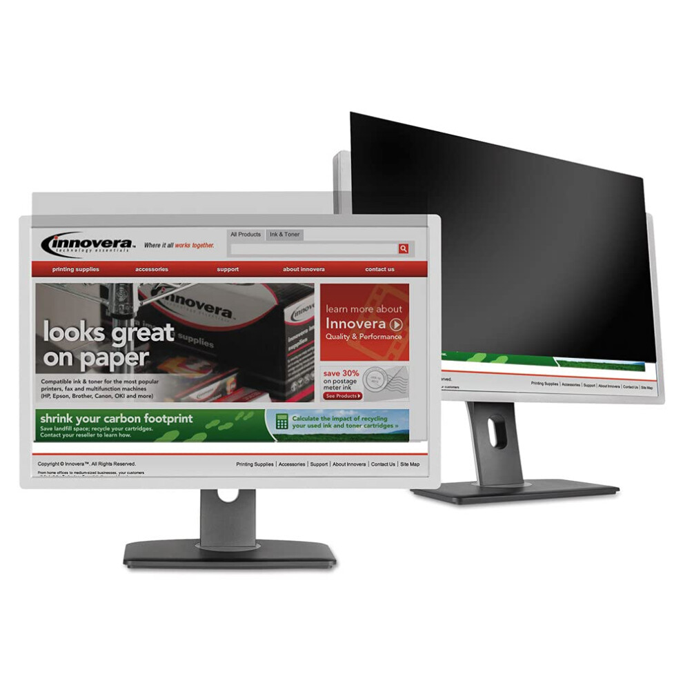 Innovera Ivrblf190w 16:10 Aspect Ratio Blackout Privacy Filter For 19 In. Widescreen Flat Panel Monitor 686024464303