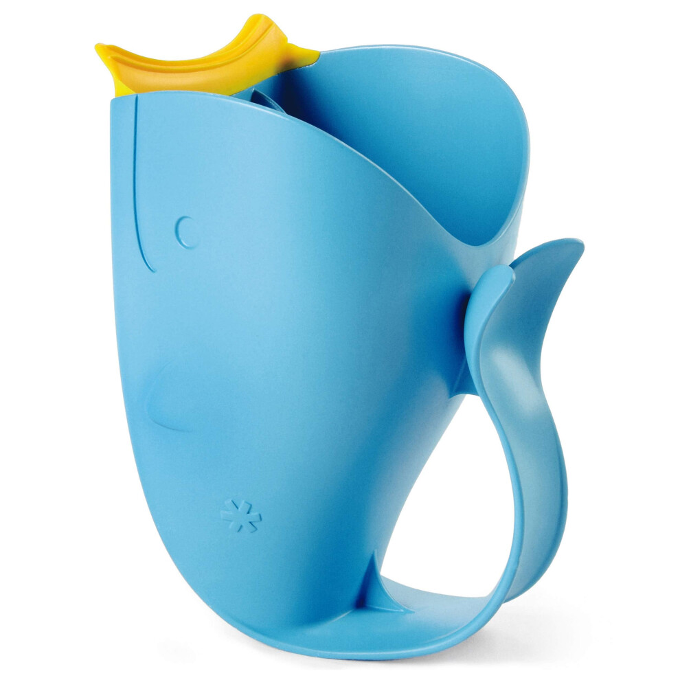 Salta Il Salto Skip Hop Baby Bath Rinse Cup Moby Tear-Free Waterfall Rinser Blue