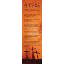 Bokmrke-Becoming A Christian/KJV (Crosses) (Pack of 25) av Broadman & Holman