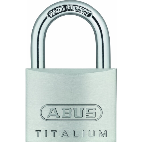 Abus ABUS 64TI/40 Titalium Αλουμινένιο Λουκέτο με Διαφορετικά Κλειδιά - Ατσάλινη Λαβή Nano Protect