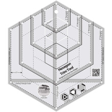 Righello per trapuntatura esagonale Creative Grids - CGRJAW4