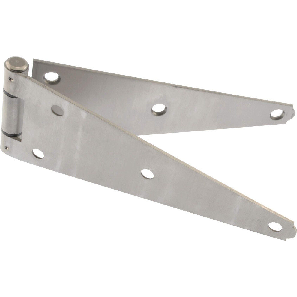 Hardware Essentials 851828 Heavy Duty Strap Hinges Stainless Steel 6""