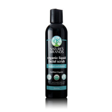 Organiczny peeling do twarzy w płynie (średnie złuszczanie) marki Herbal Choice Mari; Plastikowa butelka o pojemności 8 uncji niezawierająca BPA