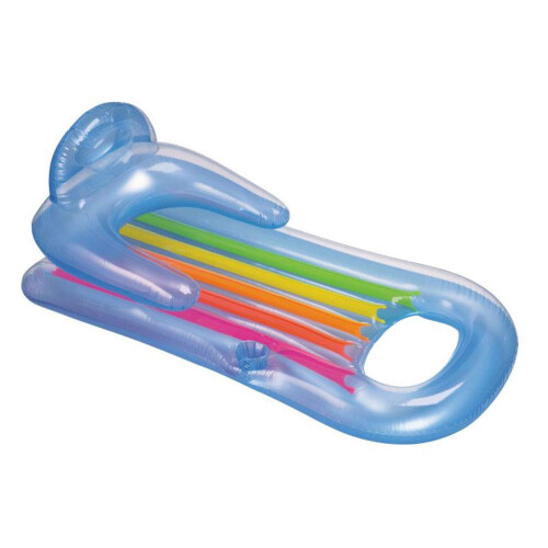 Intex Intex King Kool 58802EP Inflatable Lounging Swimming Pool Float  Multi-Colored
