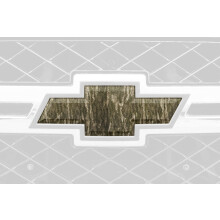 Mossy Oak Graphics 14010-BL Universal Bottomland Auto-Emblem-Haut einfach anzubringende Vinylfolie passend fr jedes Auto-Emblem auf LKWs, Auto