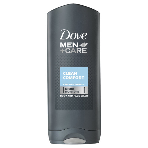 Dove Dove Men + Care Σαπούνι Σώματος & Προσώπου - Καθαρή Άνεση (400ml)