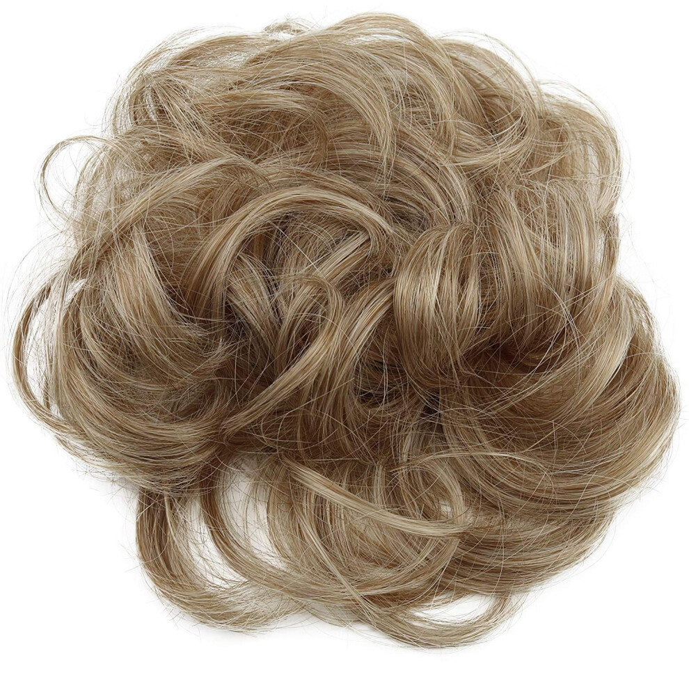 Caisha Unisex By Prettyshop Messy Scrunchie Bun Voluminous Wavy Hairpiece Hea