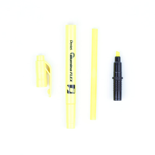 Pentel Αναγόμωση Pentel για Υψηλή Γραμμή S, Κίτρινο Μελάνι, Συσκευασία 12 (SLR3-G) 2