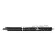 Pilot 31450 FriXion Clicker Uitwisbare Gelpen, Zwarte Inkt, .7mm, Dozijn