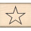 Peciatky Impression Star Rubber Stamp - 0,75"""" - ST 0113 1