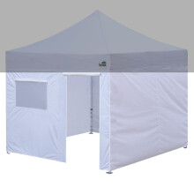 EURMAX USA FULLA      ES PARELAS FELIAS PARA 10 x 10 EAST POP UP UP CANOPEL GECENTE KIT SideWALL Side With Roller Up Mesh Janela e Porta 4 Paredes S
