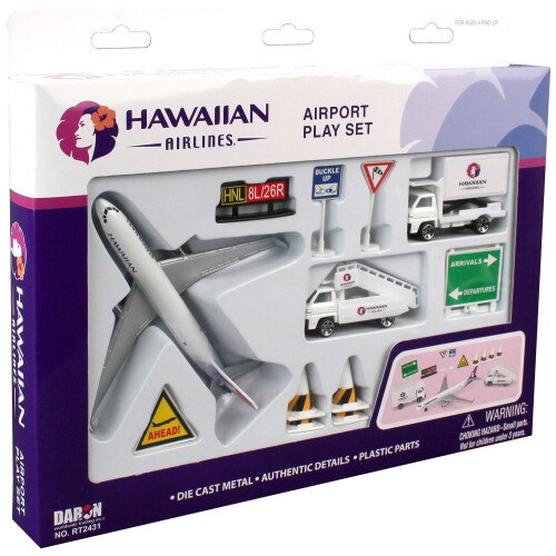 Daron Hawaiian Airlines Lufthavn Playset White