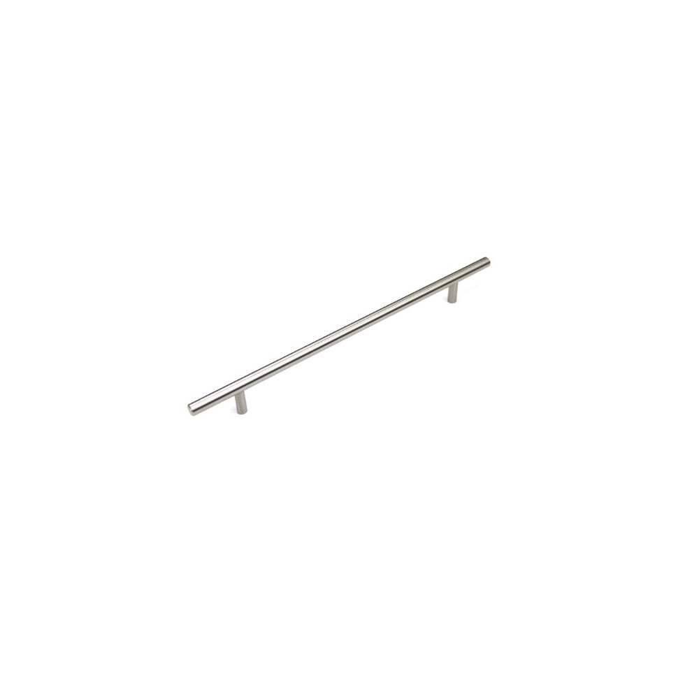 Poign   e de barre en acier inoxydable Contempo Living WC12S016S, argent