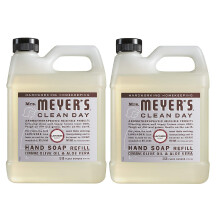Mrs. Meyer's Clean Day Υγρό Σαπούνι Χεριών Ανταλλακτικό Λεβάντα 33 Fl Oz (Συσκευασία 2)