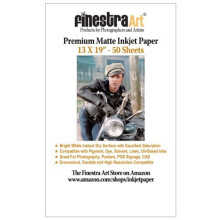 13"" x 19"" Premium Arctic Matte Inkjet-Fotopapier  50 Blatt