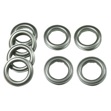 Home Cusut Depot Dimensiune metalica rapida #12 Grommet 1 9/16 """" 8 GROMMETS TOTAL NICHEL MATT