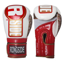 Ringside Unisex-Erwachsene FTG1 WH/RD L/XL Apex Bag Handschuhe Wei/Rot Large-X-Large US