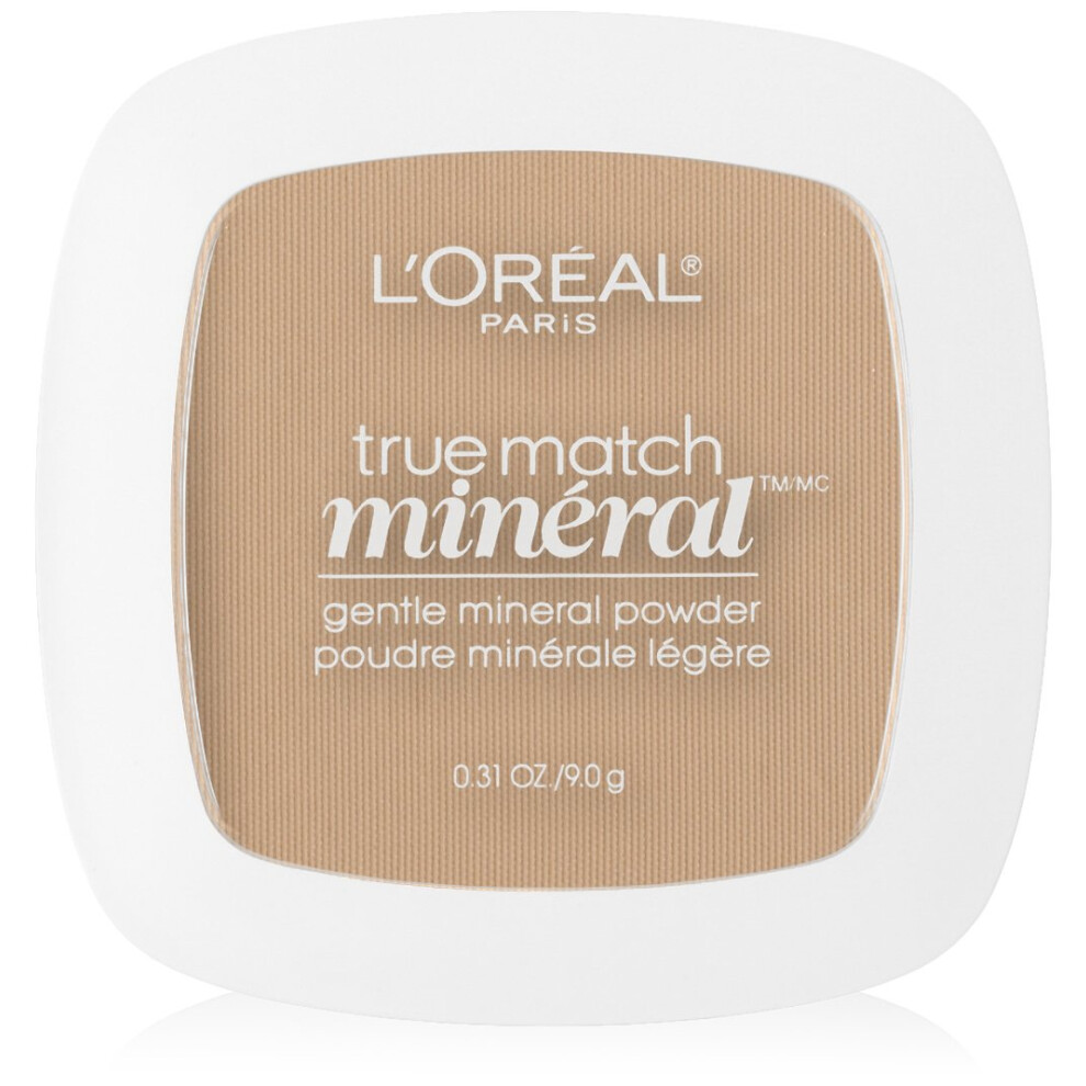 L'Oreal Paris True Match Mineral Pressed Powder  Buff Beige  0.31 Ounce-image-OPC-PFNFZVY-NEW