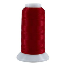 Filo da cucito per ricamo e quilting in poliestere a 2 capi, peso 60, Superior Threads Bottom Line - Cono da 3.000 iarde (#627 Rosso Brillante)