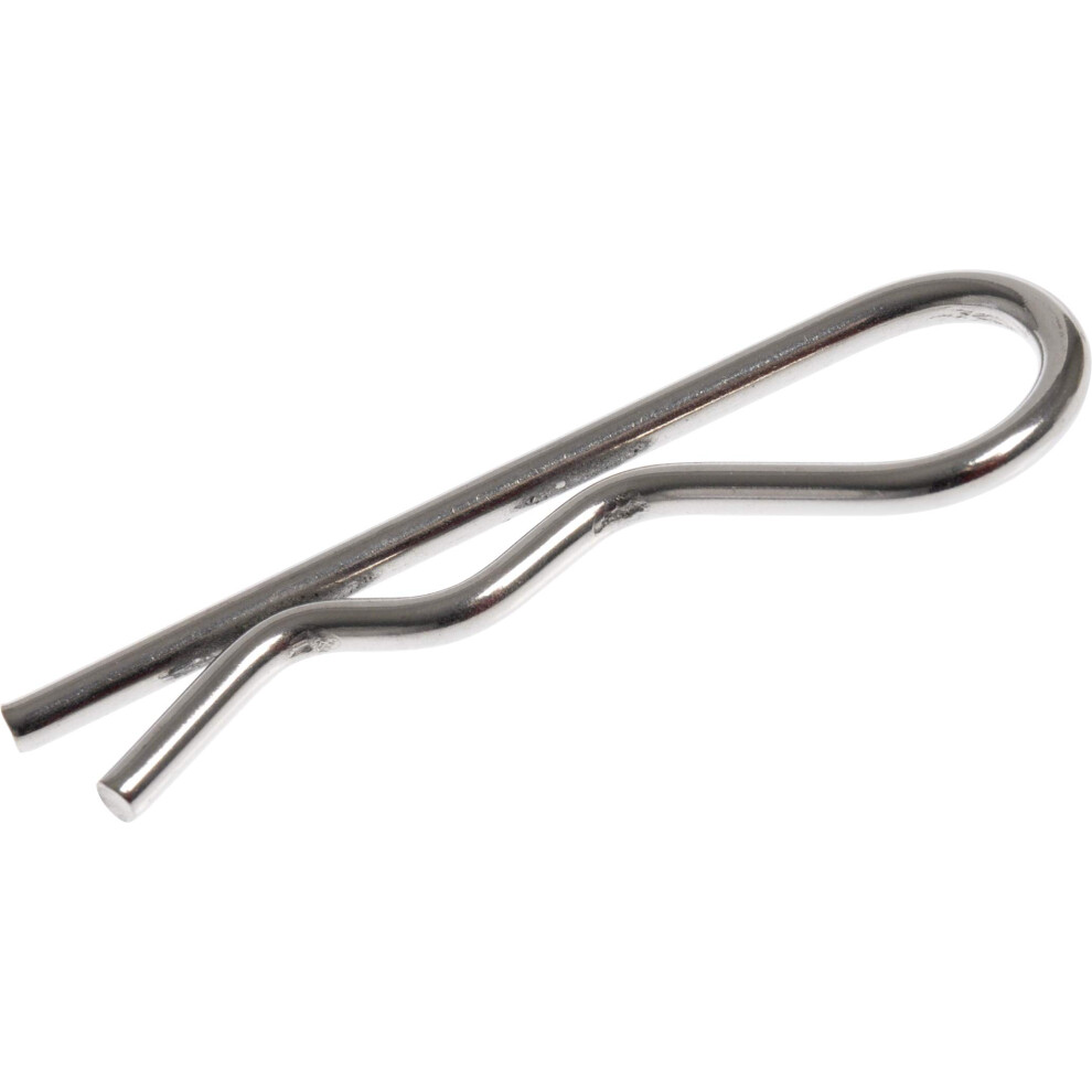 The Hillman Group 43979 .093 X 1-5/8 Hitch Pin Clip Stainless Steel 15-Pack 008236734447