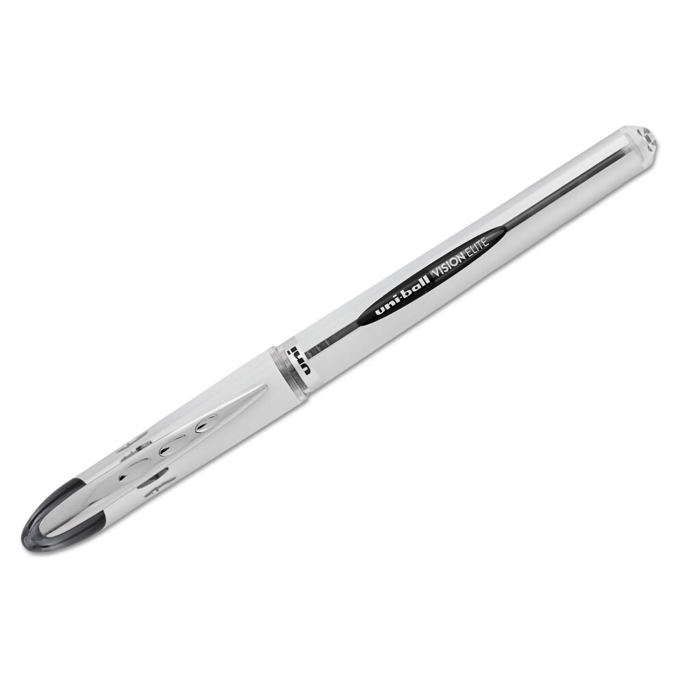 uni-ball 61231 VISION ELITE Roller Ball Stick Waterproof Pen  Black Ink  Bold  1 Each