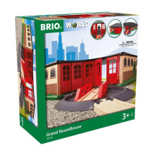 Brio World - 33736 Velk    kruhov    domcek | 2-dielny doplnok k vl   ciku pre deti od 3 rokov