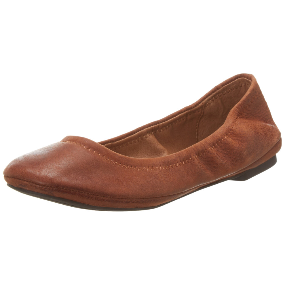 Lucky Brand Women's Emmie Ballet Flat Bourbon 10 W US