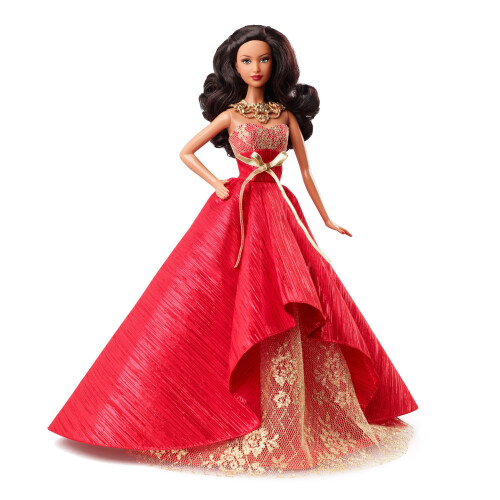 Barbie Barbie Collector 2014 Εορταστική Κούκλα Αφρικανικής Καταγωγής