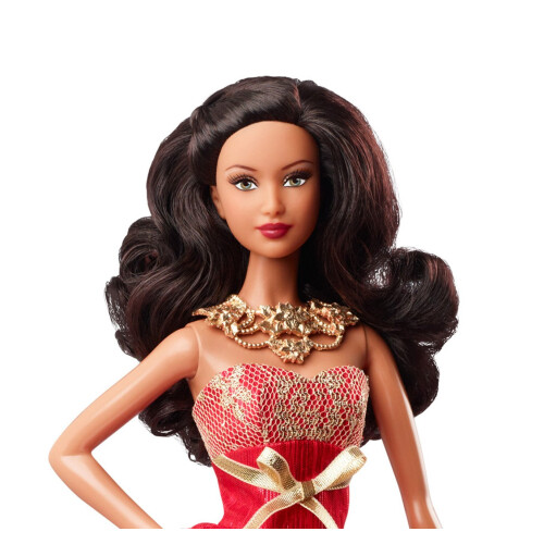 Barbie Barbie Collector 2014 Εορταστική Κούκλα Αφρικανικής Καταγωγής 1