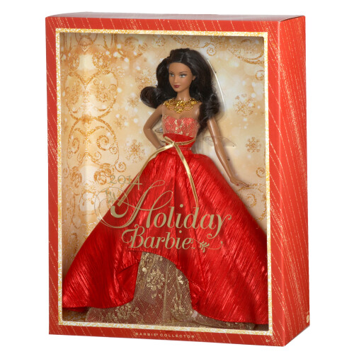 Barbie Barbie Collector 2014 Εορταστική Κούκλα Αφρικανικής Καταγωγής 2