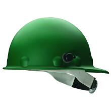 Fibre-Metal 280-P2HNQRW74A000 Roughneck P2HN Schutzhelme, 8-Punkt-Quick-Lok-Montageblcke, Einheitsgre, Grn
