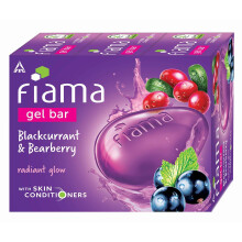 Fiama Di Wills Gel Bar Bearberry & Blackcurrant 125G (Pack of 3)