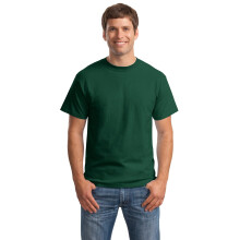 Hanes Herren Kurzarm Beefy-T (2er Pack) Deep Forest 3X-Large