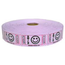 Indiana Ticket CO. 2 000 Purple Smile Single Roll billetter Premium kvalitet billetter til begivenheder Carnivals Door Prises Drinks og mere (2 0