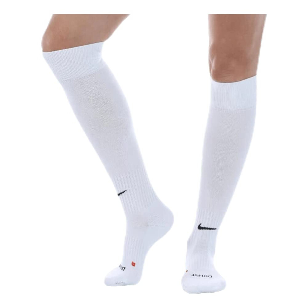 Nike Academy Over-The-Calf Soccer Socks  White/Black  Medium