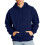 Hanes ανδρική Ultimate Cotton Heavyweight Pullover Hoodie αθλητικά φούτερ, Ναυτικό, Large 4