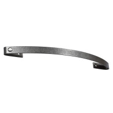 Enclume handgefertigte 24"" gebogene Wandregal-Utensilienstange mit 6 Haken aus gehmmertem Stahl