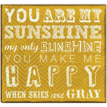 MCS Expressions Collection Erweiterbares 10-seitiges Scrapbook-Album mit 12 x 12 Zoll groen Seiten, 13,5 x 12,5 Zoll You Are My Sunshine