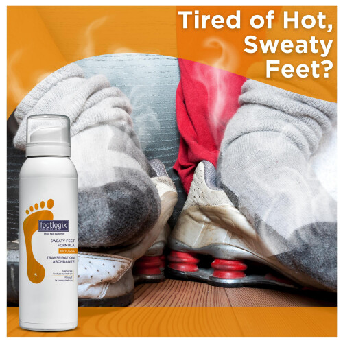 FOOTLOGIX Sweaty Feet Formula, 4.23 oz 1