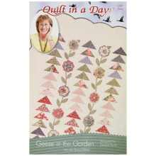 Quilt in a Day di Eleanor Burns, modello ""Oche nel giardino""