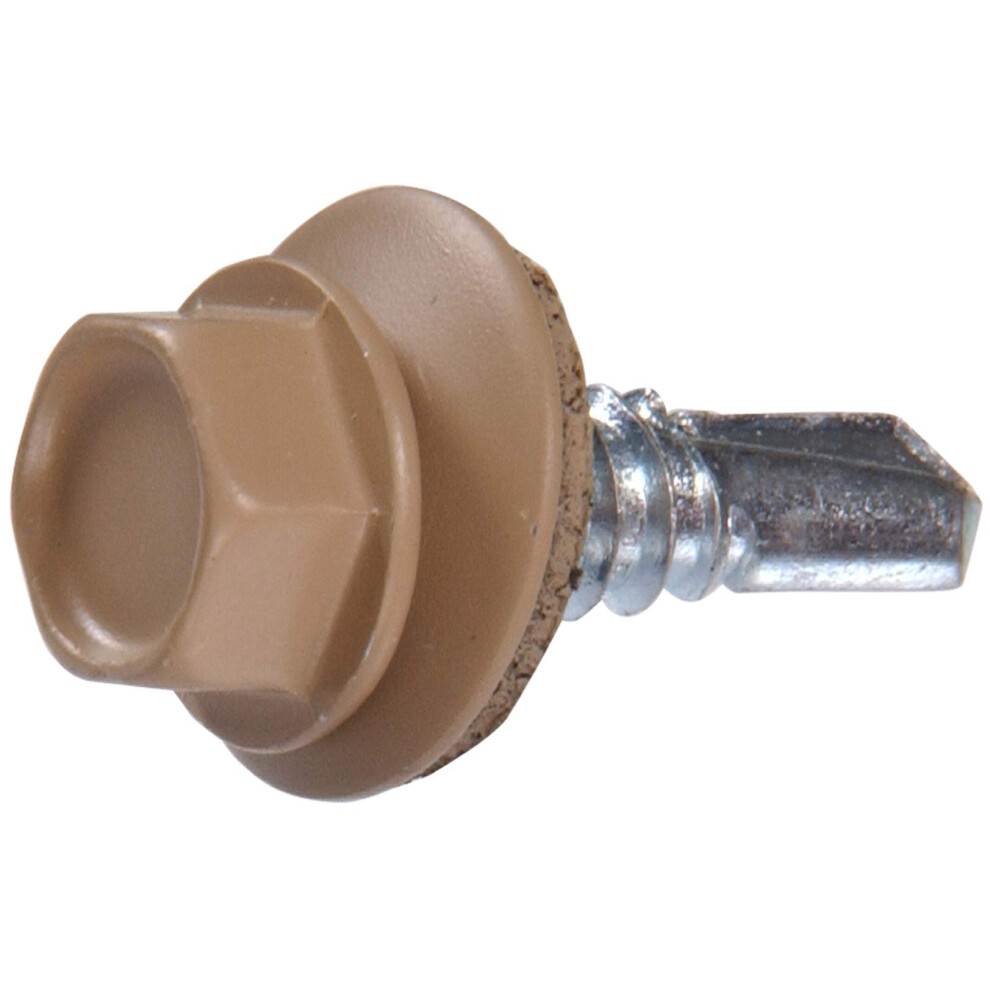 The Hillman Group 48054 14 X 7/8-Inch Tan Painted Head Lap Stitch Screw 1-Pound 008236940916
