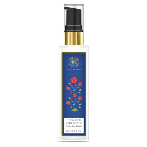 Forest Essentials Ινδική Ρόδο Απόλυτο Πλούσιο Γαλάκτωμα Σώματος, 200ml