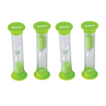 L?rer skabte ressourcer 5 minutters sandtimer - lille (20662) gr?n