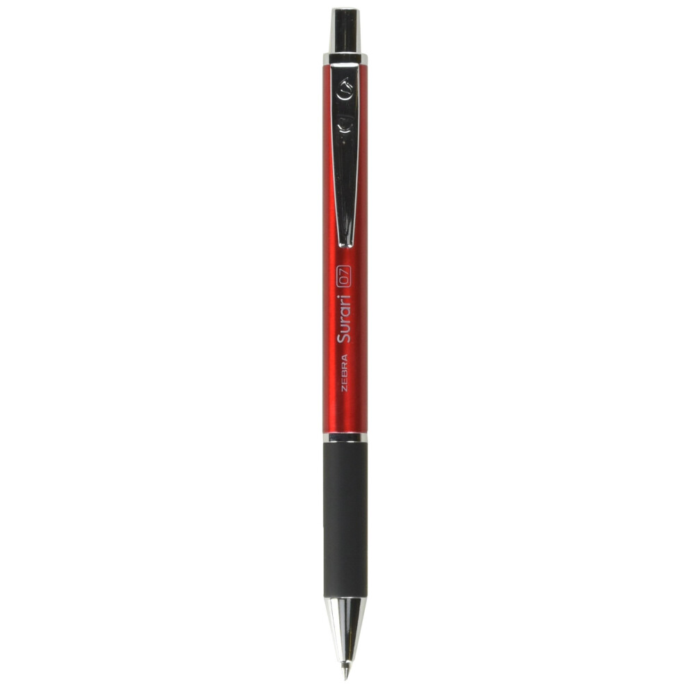 Bol Grafo Zebra Surari 300 De Tinta Emulsi N Con Punta De 0,7 Mm Y Cuerpo Rojo (BA38-R)-image